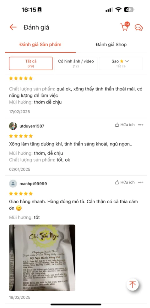 Cận cảnh bao bì / thảo mộc